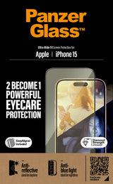 EAN 5711724028137 - PanzerGlass ® EyeCARE™ Screen Protection iPhone 15 | Ultra-Wide Fit w. EasyAligner Protector de pantalla  imagen 5