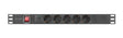 EAN 5901969441758 - Lanberg PDU-05F-0200-BK unidad de distribución de energía (PDU) 5 salidas AC 1U Negro imagen 2