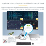 Startech.Com Thunderbolt 4 Multi-Display Docking Station, Quad/Triple/Dual Monitor Dock, 2x Hdmi/2x Displayport, 7x Usb