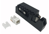 Techly Iwp-Kit-C6u90 Juego De 24 Módulos Keystone Cat6 Utp Con Herramienta De Crimpado