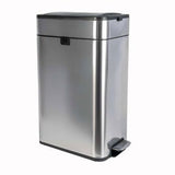 Maul Tret-Abfallbehälter Maulwing 40l Edelmahl Doppeldeckel