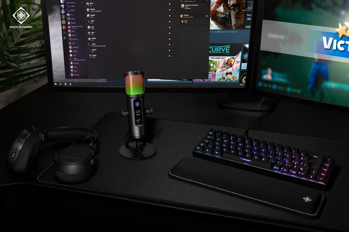 Deltaco Rgb Streaming-Mikrofon