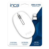 Inca Raton Iwm-241rb 1200 Dpi,Candy Design 3d Blanco, 2,4ghz