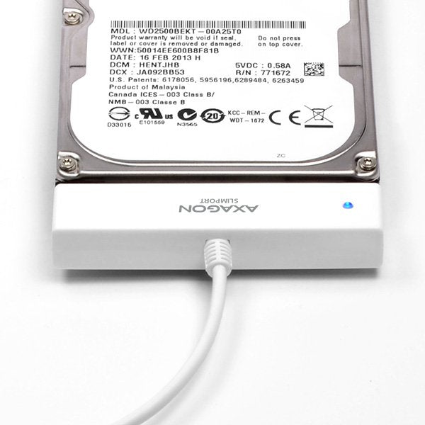 EAN 8595247902566 - Axagon ADSA-1S caja para disco duro externo Carcasa de disco duro/SSD Blanco 2.5" imagen 12