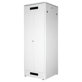 Roline 19-Zoll Netzwerkschrank Pro 47 He, 800x800 Bxt Glastr Grau
