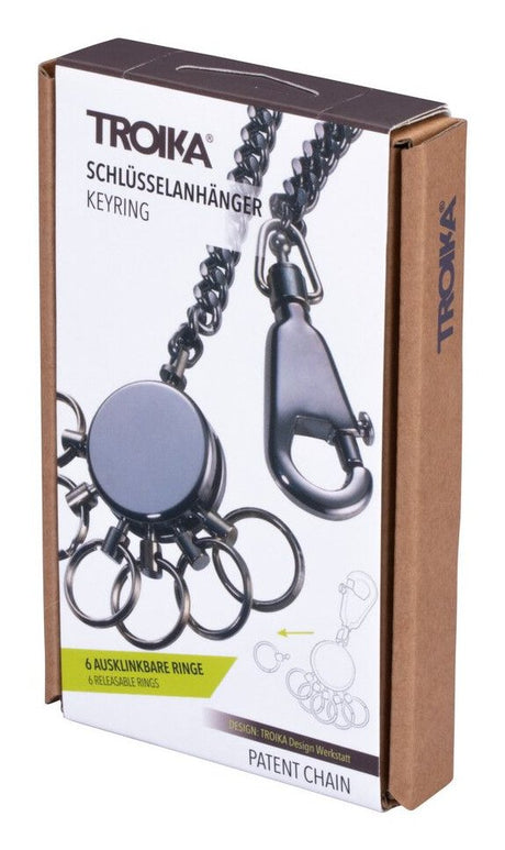 EAN 4024023270307 - TROIKA PATENT CHAIN Llavero de anilla Gris imagen 6