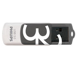 Pendrive Philips 32 Gb, Usb Tipo A, 3.2 Gen 1 (3.1 Gen 1), Girar, 8 G, Negro, Blanco