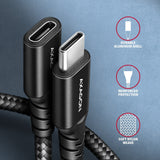 EAN 8595247907370 - Axagon BUCM32-CF15AB cable USB USB 3.2 Gen 2x2 1,5 m USB C Negro imagen 3