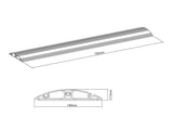 M Cable Cover Floor Black -  139mm W - 750mm L