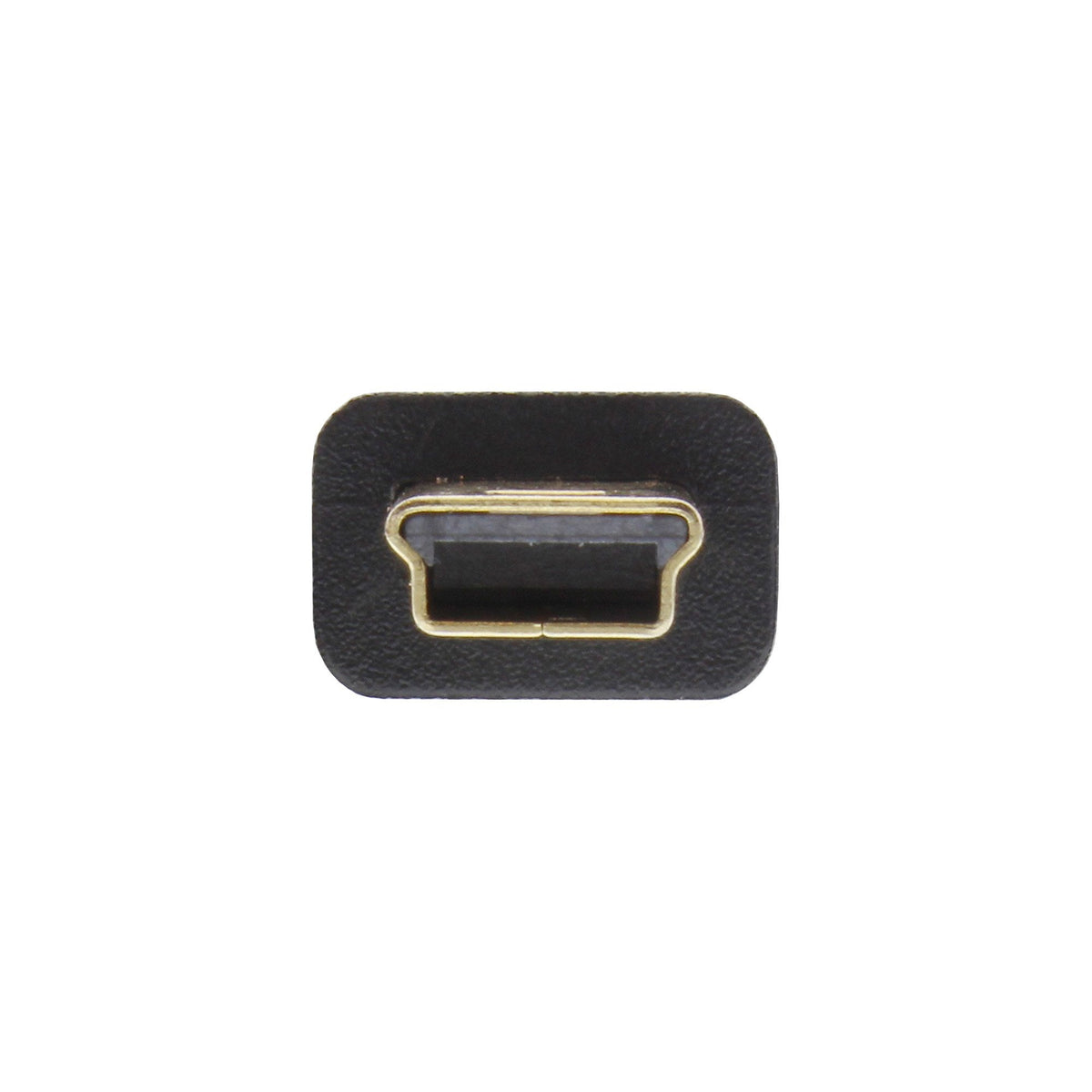 Inline Usb 2.0 Flat Cable Usb A Macho A Mini-B Macho 5 Pines Negro / Dorado 1,0 M
