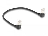 Delock Cable De Red Rj45 Cat.6a S/Ftp Slim 90° Unten / Unten Angular 0,25 M