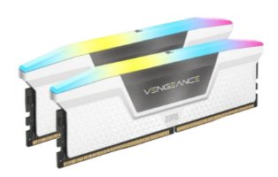 Memoria Corsair D532gb 6000-38 Vengeance Wht Rgb K2 Cor (Blanco, Cmh32gx5m2d6000z38w, Intel Xmp, Amd Expo) Cmh32gx5m2d6000z38w