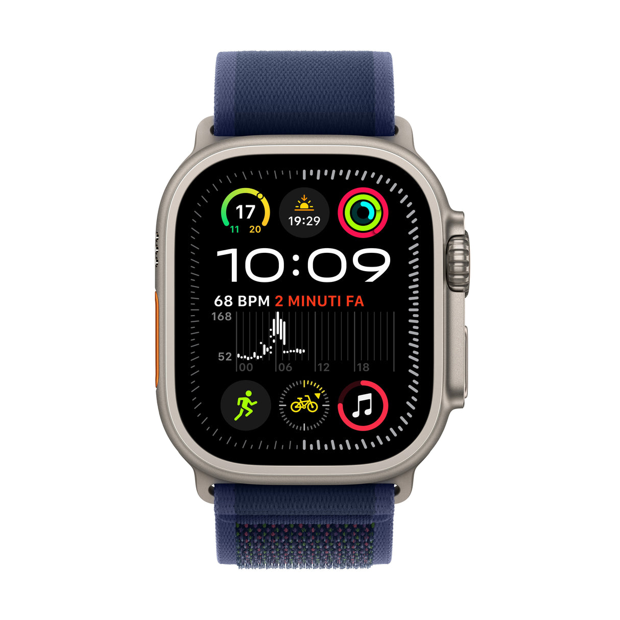 EAN 0195949582035 - Apple Watch Ultra 2 OLED 49 mm Digital 410 x 502 Pixeles Pantalla táctil 4G Titanio GPS (satélite) imagen 2