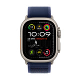 Apple Watch Ultra 2, Smartwatch Gris, 49 Mm, Trail Loop Azul M/L, Caja De Titanio, Celular Mx4l3fd/A