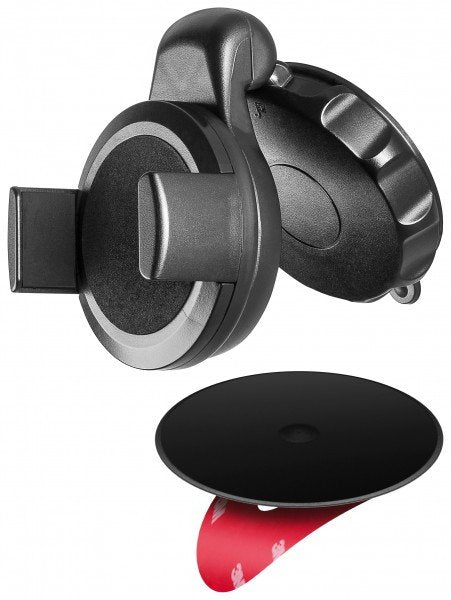 Goobay 40733 Soporte Teléfono Móvil/Smartphone Negro Negro, Teléfono Móvil/Smartphone, Coche, Negro