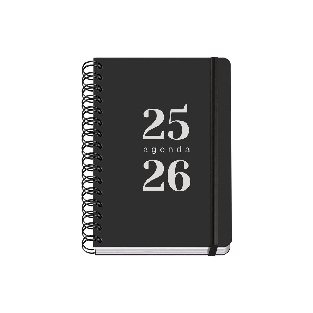 Dohe Agenda Escolar Grammar A5 Espiral Doble Dp Tapa Pp Negro 2025-2026