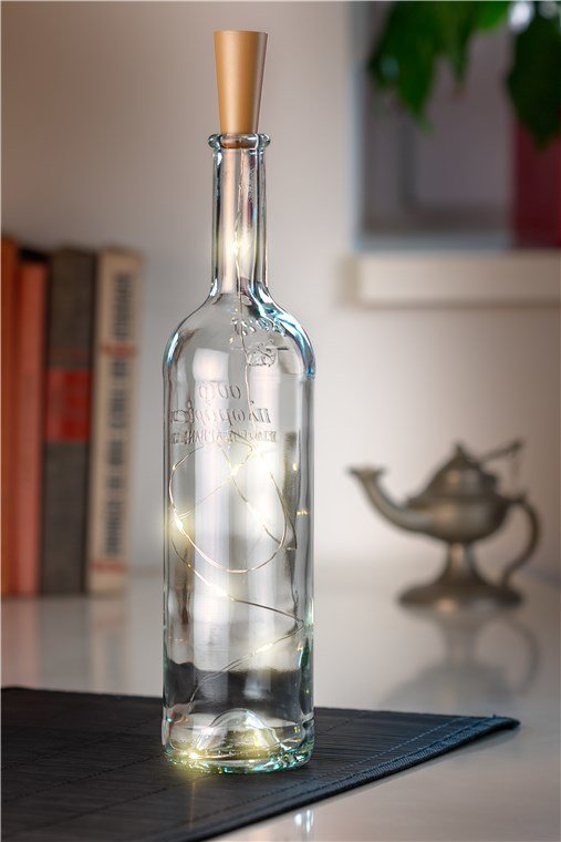 Cadenas De Luces Led 3x 10  Para Botellas, Incl. Temporizador
Decoración De Luz Atmosférica Para Botellas De Vidrio