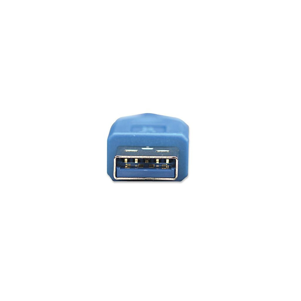 Manhattan Cable De Extensión Usb 2 M, Usb A, Usb A, Usb 3.2 Gen 1 (3.1 Gen 1), Macho/Hembra, Azul