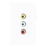 EAN 5714590003109 - Garbot BN4900-RCA X3AV toma de corriente Blanco imagen 1