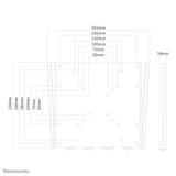 EAN 8717371441265 - Neomounts FPMA-W110 soporte para TV 101,6 cm (40") Plata imagen 8