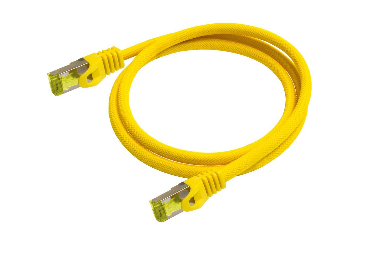 Cable Python De Red M. Cat.7 Rohcable Nylongefl. Amarillo 1,5m