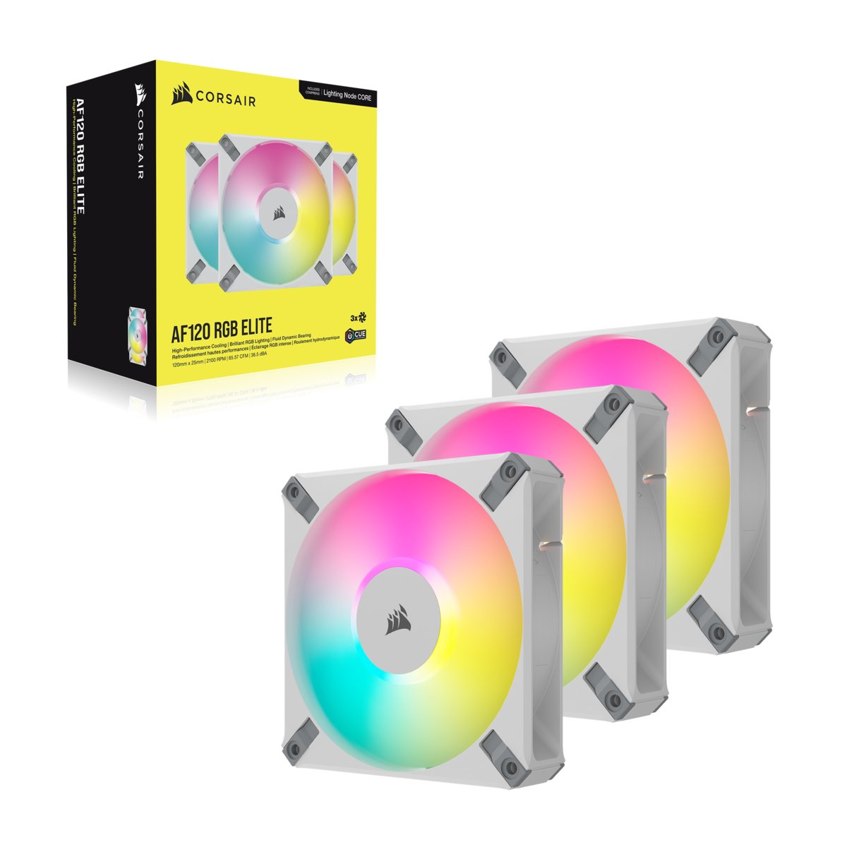 EAN 840006662303 - Corsair CO-9050158-WW sistema de refrigeración para ordenador Carcasa del ordenador Ventilador 12 cm Blanc imagen 2