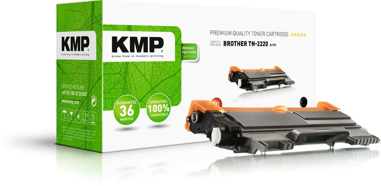 Kmp Toner Compatible Para Brother Tn-2220 Comp. Black 5200 S.          B-T97
