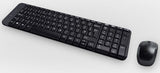 Teclado Español + Ratón Logitech Mk220 Wireless Combo Usb Negro