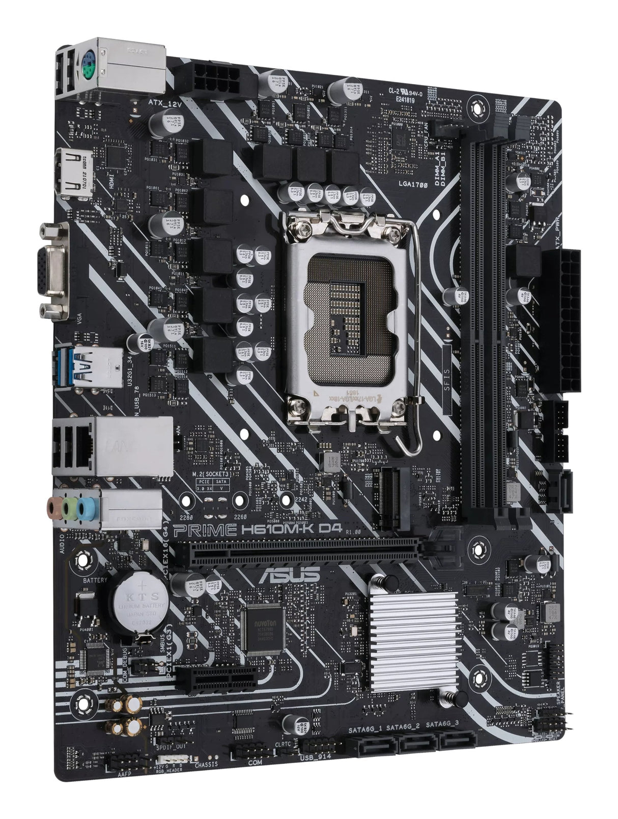 EAN 4711081565499 - ASUS PRIME H610M-K D4 Intel H610 LGA 1700 micro ATX imagen 3