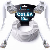 EAN 5906168639012 - Extralink Kat.6A U/FTP 10m 1Gbps Biały | Patchcord LAN | Miedź Kabel sieciowy skrętka, łamana końcówka (E imagen 4