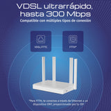 EAN 4897082921356 - Keenetic Hopper DSL (KN-3610) router inalámbrico Gigabit Ethernet Doble banda (2,4 GHz / 5 GHz) Gris, Bla imagen 2