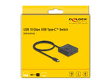Delock Usb 10 Gbps Usb Tipo-C Switch 2 Auf 1 Bidireccional 8k