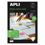Papel Fotográfico Apli Colour Laser 11817 Din A4 160g 100 Hojas Brillante