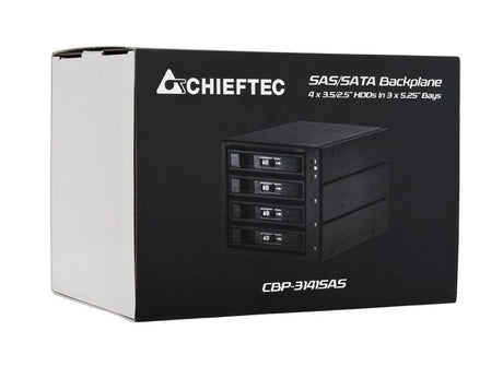 EAN 4710713230262 - Chieftec CBP-3141SAS panel bahía disco duro Negro imagen 6