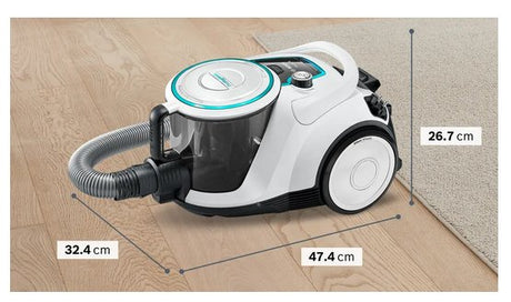 EAN 4242005419593 - Bosch Serie 6 BGC41XHYG aspiradora 2,4 L Aspiradora cilíndrica Secar 700 W Sin bolsa imagen 3