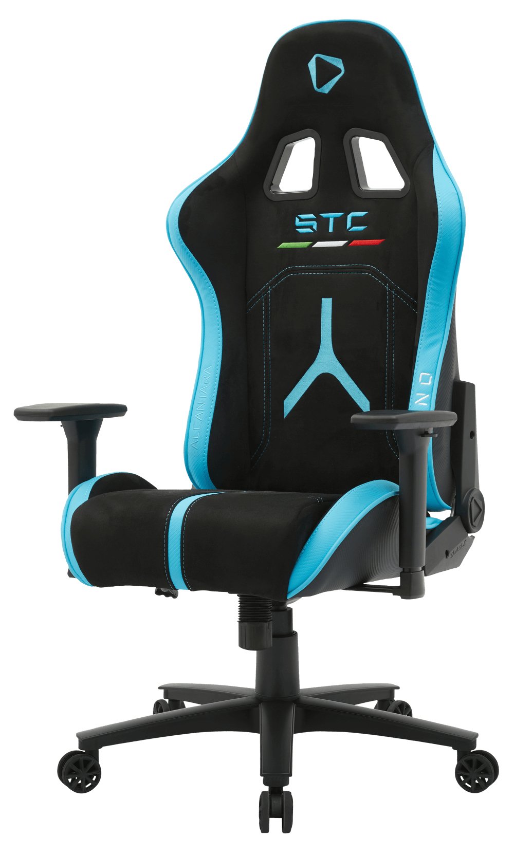 Silla Gaming  Onex Stc Alcantara Serie L - Negro Azul