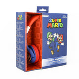 Auriculares Infantiles Otl Super Mario/ Jack 3.5/ Azules