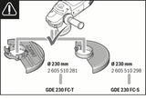 Campana Extractora Bosch Bricolaje Y Jardín +Gde 230 Fc-T, Accesorio 1600a003dm