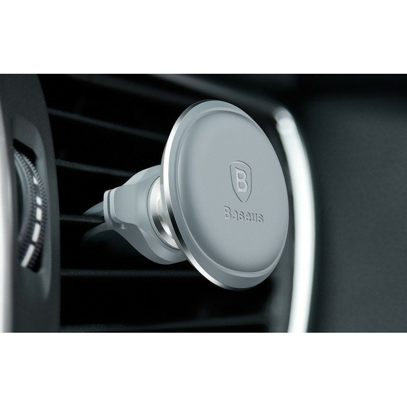 Baseus Car Mount Magnetic Car Air Vent Phone Holder, White (Sugx020012)