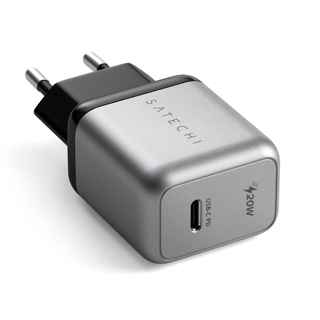 EAN 0879961009960 - Satechi ST-UC20WCM-EU cargador de dispositivo móvil Teléfono móvil, Tableta Gris Corriente alterna Interi imagen 1