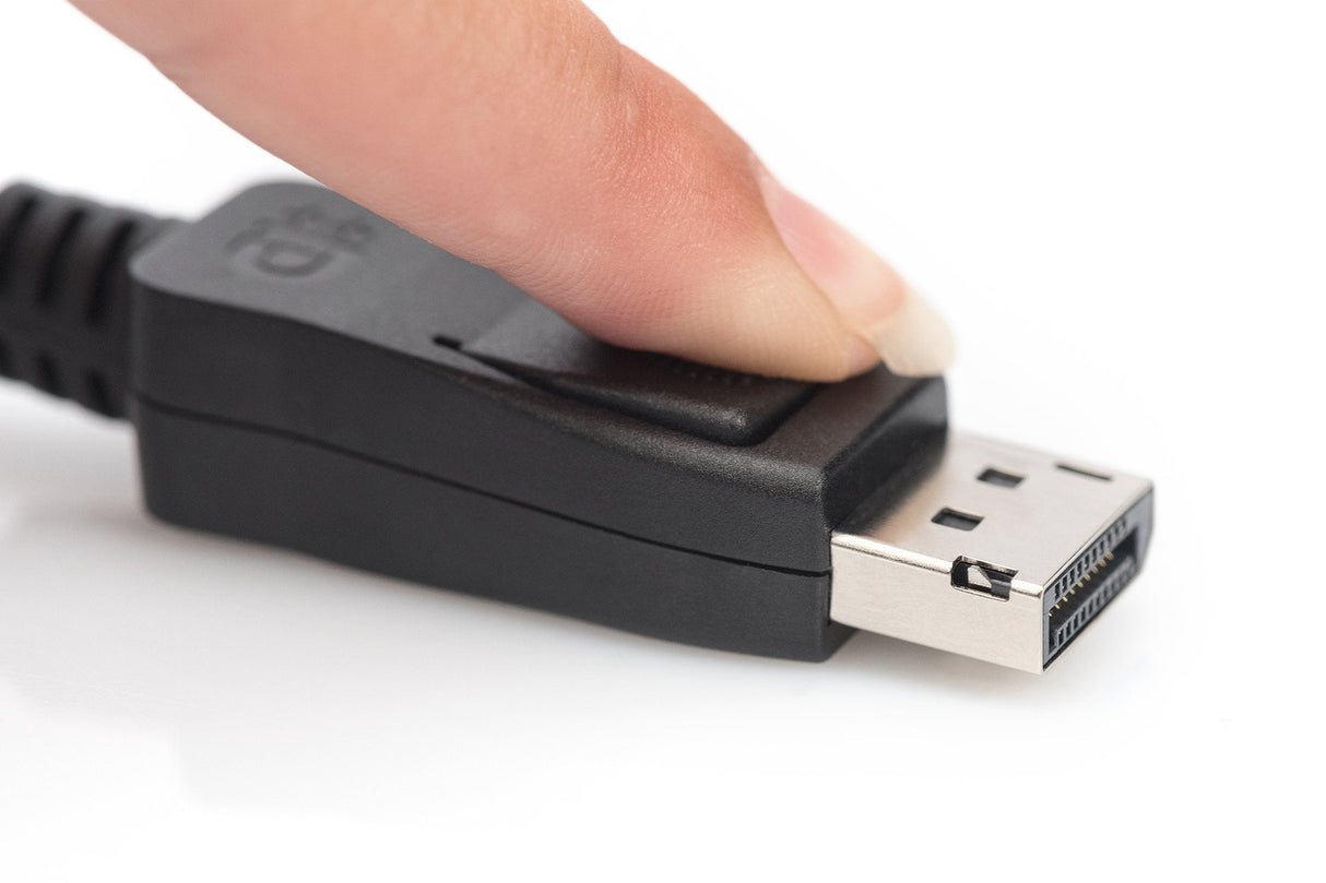 EAN 4016032450320 - Digitus AK-340106-010-S cable DisplayPort 1 m Negro imagen 3