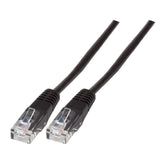 Modularcable Rj45 (8 4) - Rj45 (8 4), Vergossen, Schwarz, 10 M