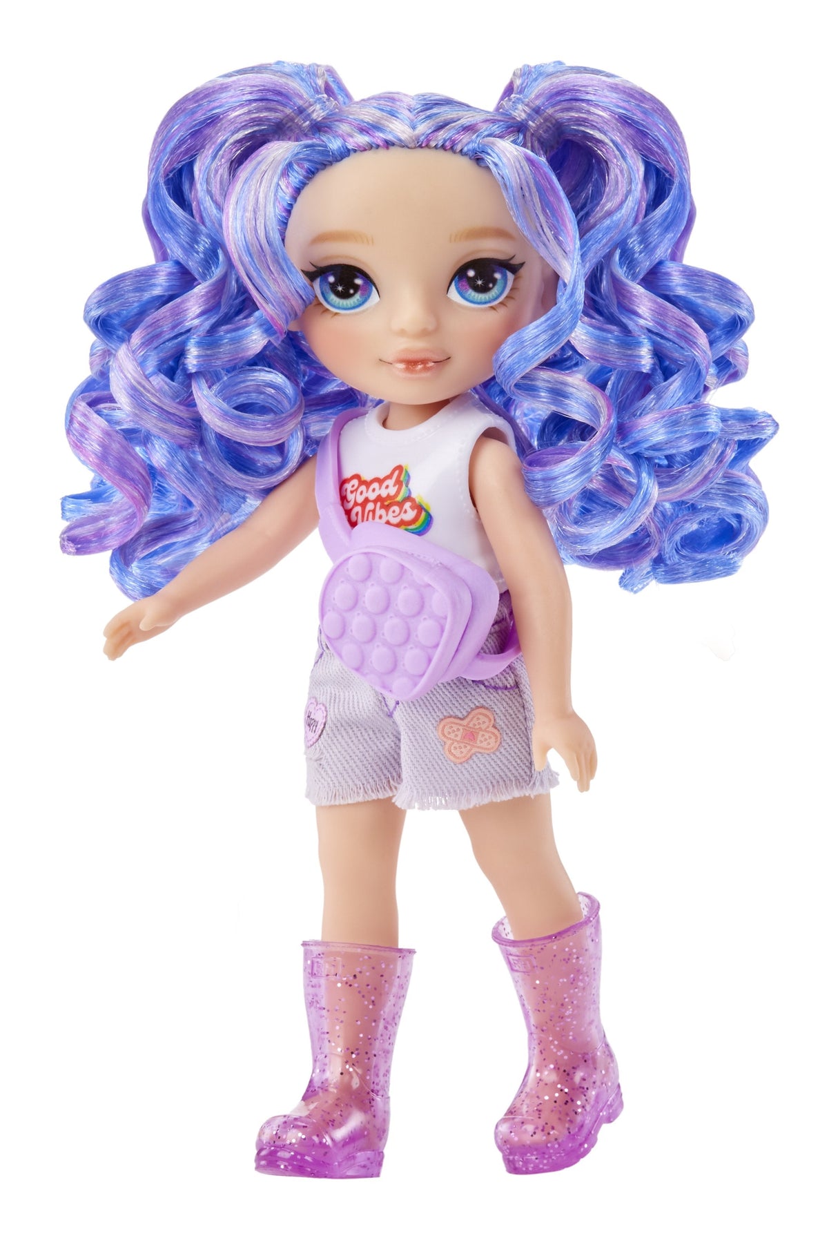 Muñeca  Mga Entertainment Rainbow High Littles - Amatista (Púrpura) 531234-Euc