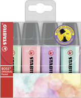 Stabilo Pack De 4 Marcadores Fluorescentes - Trazo Entre 2 Y 5mm