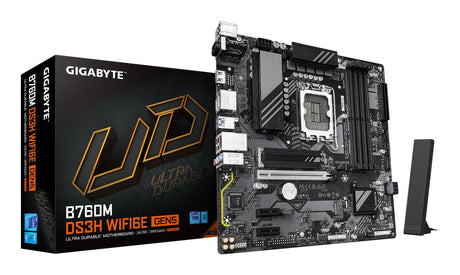 EAN 4719331872809 - GIGABYTE B760M DS3H WIFI6E GEN5 Intel B760 Express LGA 1700 micro ATX imagen 1