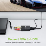 Techly Idata Spdif-6e3 Convertidor Av De Video Y Audio Compuesto 3x Rca A Hdmi 1080p