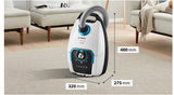EAN 4242005419807 - Bosch Serie 8 BGB75XSIL aspiradora 5 L Aspiradora de tambor Secar 650 W Bolsa para el polvo imagen 3