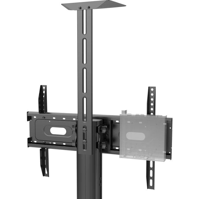 Vision X-Series Vfm-F22 Carrito Altura Ajustable Para Pantalla Lcd Acero Aluminio Negro Mate Tamaño De Pantalla: 31"-80"