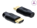 Delock Usb Type-C Zu Hdmi Adapter (Dp Alt Mode) 8k 60 Hz Mit Hdr Und Hdcp