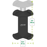 Inline One Click Easy 3 Drive & Ride Set Con Abrazadera Universal Y Clip De Rejilla De Ventilación